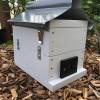 Painted OATH Stingless Native Bee Hive Perspex Viewing, Hinged Lid Design With Roof 