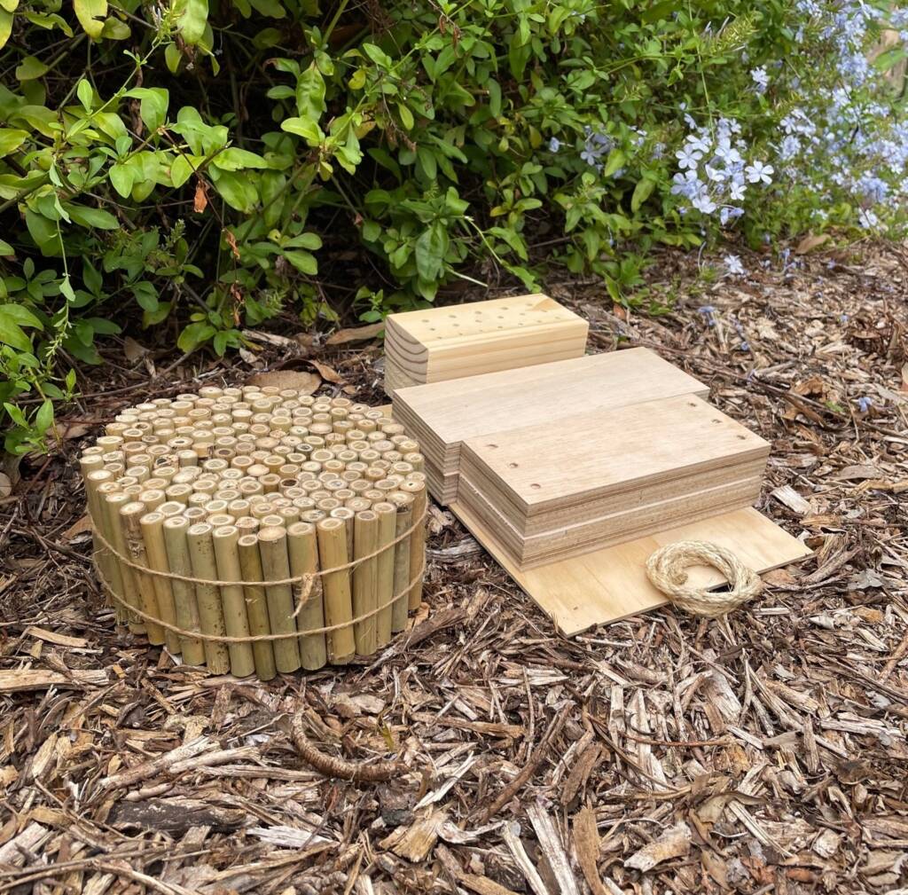 Australian Insect Homes DIY Kit Solitary Native Bee Hotel Australian Ladybird Insect House