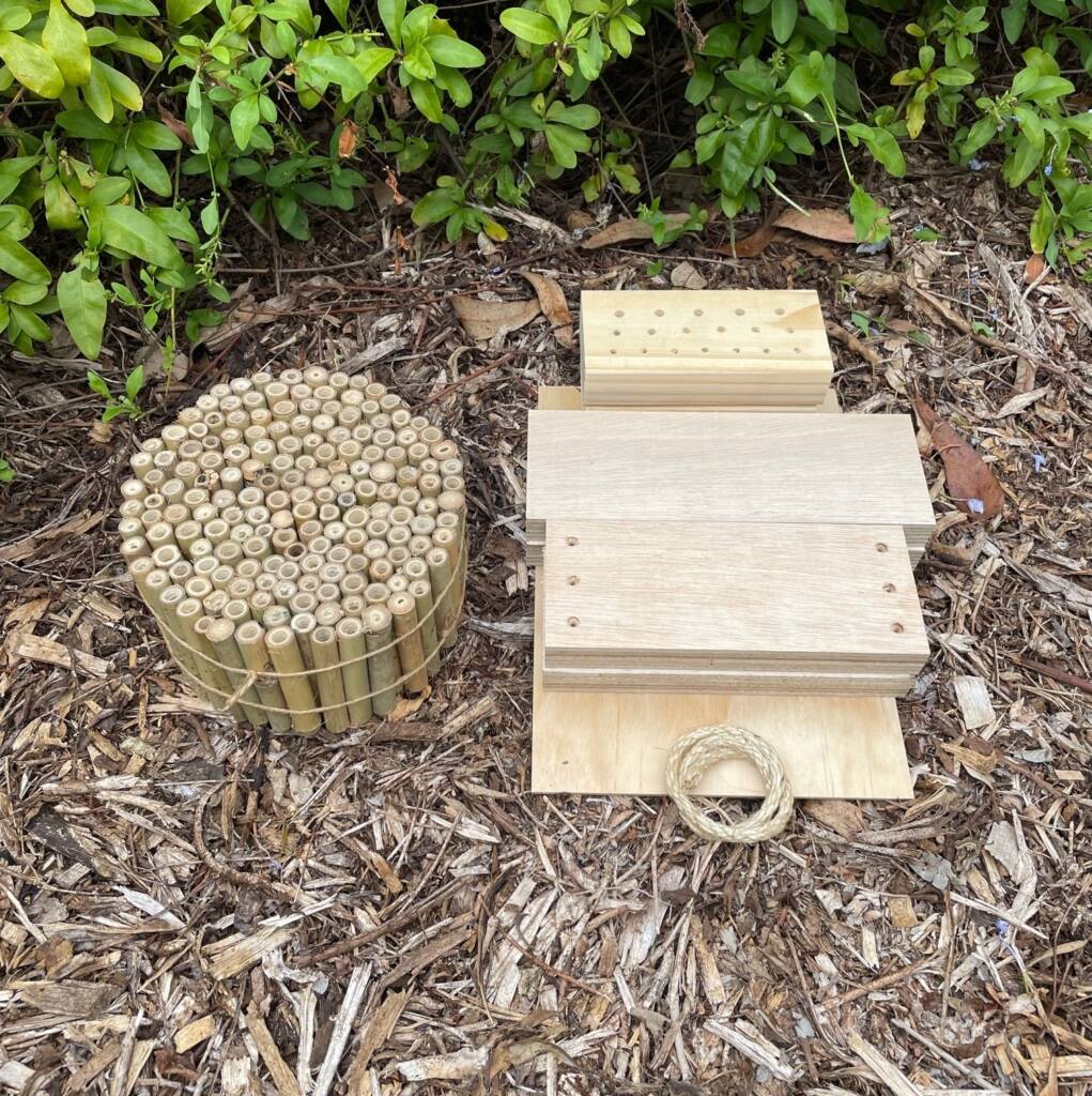 Australian Insect Homes DIY Kit Solitary Native Bee Hotel Australian Ladybird Insect House