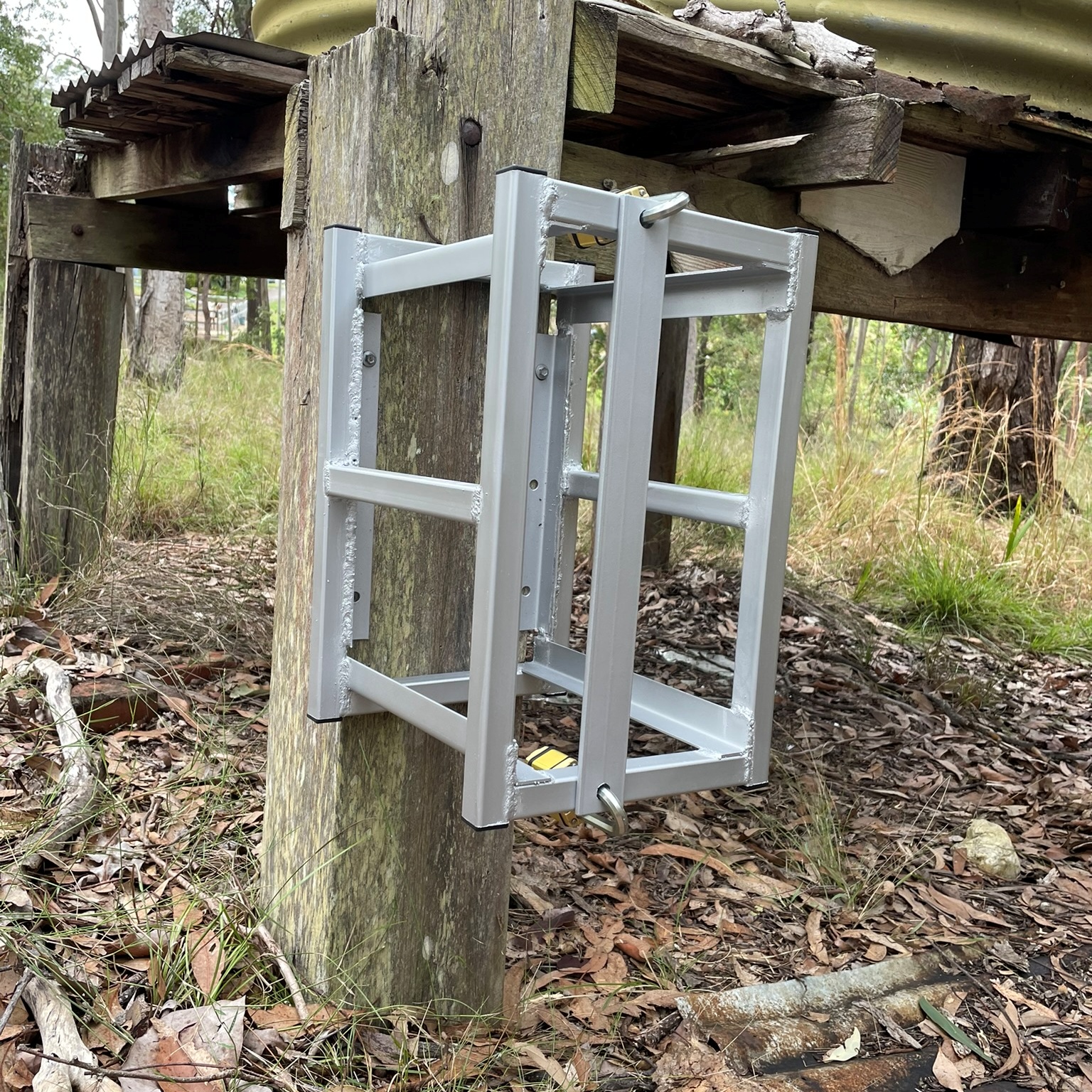 Native Bee Hive Security Cage